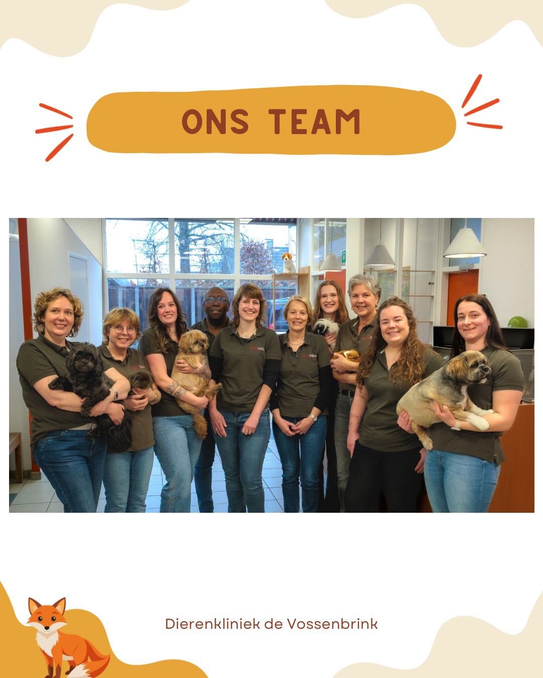 Instagrampost: ons team